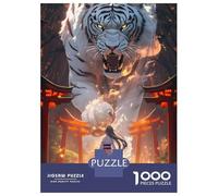 1000 Piece Jigsaws for Adults Puzzle Beautiful Girls And Lion Teenager Puzzles Brain Teaser Game Enhance Memory Educational Challenge 70x50cm/1000pcs