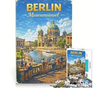 1000 Piece Jigsaws for Adults Puzzle Berlin Museumsinsel, Family Game, Parent-child Interaction, Unique Birthday And Xmas Gifts 50x75cm