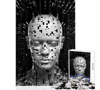 1000 Piece Jigsaws for Adults Puzzle Binary Embrace Toy Wall Decor Gift Birthday Family Game Artists' Collection, Fine Arts Size 50x75cm