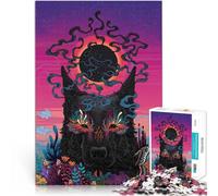 1000 Piece Jigsaws for Adults Puzzle Black Eyed Dog Spielspielzeug als Familiengeschenk Kunstwerk Geschenk38x52cm