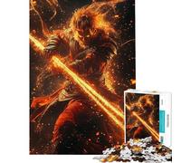 1000 Piece Jigsaws for Adults Puzzle Black Myth Teenager Puzzles Toy Wall Decor Perfect Decoration Great Gifts for Gaming (size 50x75cm)