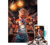 1000 Piece Jigsaws for Adults Puzzle Born to Be Wild Teenager Puzzles Toy Wall Decor Perfect Decoration Great Gifts for Gaming (size 50x75cm)