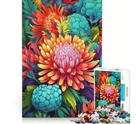 1000 Piece Jigsaws for Adults Puzzle Bright Aussie Natives, Fun Games, Parent-child Interaction, with Matching Poster And Trivia Sheet 38x26cm