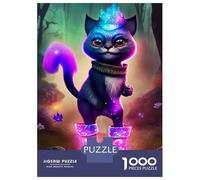 1000 Piece Jigsaws for Adults Puzzle Cat Boat Style Adult Jigsaw Puzzle Brain Teaser Game Difficult Challenge Challenging To Complete 52x38cm/1000pcs