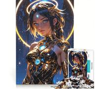 1000 Piece Jigsaws for Adults Puzzle Celestial Cybernetic Guardian, Practical Game, Home Decoration, Artists Collection, Fine Art 50x75cm