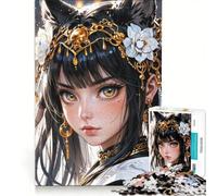 1000 Piece Jigsaws for Adults Puzzle Celestial Nekomata Empress, Practical Game, Home Decoration, Artists Collection, Fine Art 50x75cm