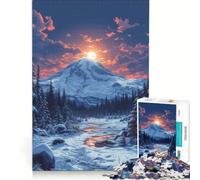 1000 Piece Jigsaws for Adults Puzzle Celestial Wilderness, Fun Games, Parent-child Interaction, with Matching Poster And Trivia Sheet 38x52cm