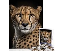 1000 Piece Jigsaws for Adults Puzzle Cheetah AI Generative Jigsaw Puzzles for Adults Precision Cutting Challenging To Complete Brainteaser Family Games (50x75cm)