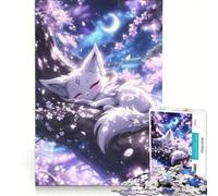 1000 Piece Jigsaws for Adults Puzzle Cherry Blossom Dreaming, Fun Games, Parent-child Interaction, with Matching Poster And Trivia Sheet 50x75cm