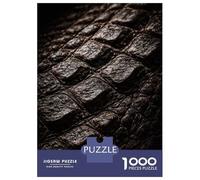 1000 Piece Jigsaws for Adults Puzzle Close-up of Alligator Skin Texture Puzzles for Adults Fun Games Wall Decoration Challenging To Complete 52x38cm/1000pcs