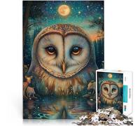 1000 Piece Jigsaws for Adults Puzzle Color painting owl Spiele Spielzeug Geschenk Tolles Geschenk für Spiele38x26cm
