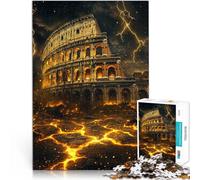 1000 Piece Jigsaws for Adults Puzzle Colosseum in Stone Made of wood，for age 14 years and over Home art decoration It is ideal as a gift for the whole family。size：50x75cm/14.96x20.47inch
