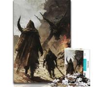 1000 Piece Jigsaws for Adults Puzzle Confronting The Beast Family Fun & Game Night Improve Memory Secret Santa Gifts (size 50x75cm)