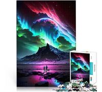 1000 Piece Jigsaws for Adults Puzzle Cosmic Aurora Landscape Hands-on-Spiel Angebot als Geschenk für die ganze Familie38x26cm