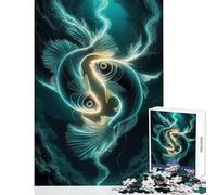 1000 Piece Jigsaws for Adults Puzzle Cosmic Betta Home Decoration Toys Art Work Gift Hands-on Game Challenging To Complete Size 38x26cm