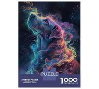 1000 Piece Jigsaws for Adults Puzzle Cosmic Dog Puzzles for Adults Family Game Hand Speed Race Challenging To Complete 70x50cm/1000pcs