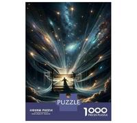 1000 Piece Jigsaws for Adults Puzzle Cosmic Weaving Machine Puzzles for Adults Fun Games Wall Decoration Challenging To Complete 52x38cm/1000pcs