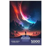 1000 Piece Jigsaws for Adults Puzzle Cosmos Astronaut Space Teenager Puzzles Hands-on Game Difficult Challenge Birthday Present, Gifts, 70x50cm/1000pcs