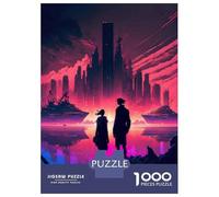 1000 Piece Jigsaws for Adults Puzzle Couple River Landscape Teenager Puzzles Hands-on Game Difficult Challenge Birthday Present, Gifts, 70x50cm/1000pcs