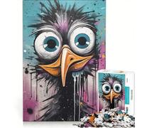 1000 Piece Jigsaws for Adults Puzzle Crazy Bird, Educational Game, Wall Decoration, for Is Ideal As A Gift 50x75cm