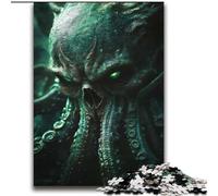 1000 Piece Jigsaws for Adults Puzzle Cthulhu Monster Art Family Fun & Game Night Improve Memory Secret Santa Gifts (size 38x52cm)