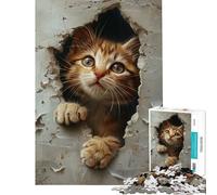 1000 Piece Jigsaws for Adults Puzzle Curiositys Glimpse Fun at Home Activities, Enhance Memory Educational Game Suitable for Ages 14 And Up (38x26cm)