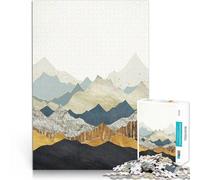 1000 Piece Jigsaws for Adults Puzzle Distant Peaks Pädagogisches Spielzeug zum Stressabbau Geschenkideen75x50cm