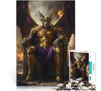 1000 Piece Jigsaws for Adults Puzzle Dragon King on Throne Lernspiele DIY Spielzeug Einzigartige Wohndekoration und Geschenke75x50cm