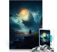 1000 Piece Jigsaws for Adults Puzzle Dragons Realm Stressabbau Staycation Zeit totschlagen Perfekte Dekoration38x26cm