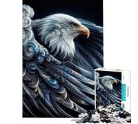 1000 Piece Jigsaws for Adults Puzzle Echoes of The Eagle Jigsaws for Adults Family Game Pattern Assembly Challenging To Complete (Size 38x26cm)