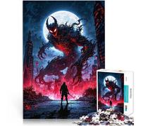 1000 Piece Jigsaws for Adults Puzzle Epic Monster vs. Hero Fight Denkspiel denn eignet sich ideal als Geschenk für die ganze Familie52x38cm