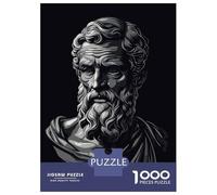 1000 Piece Jigsaws for Adults Puzzle Epicurus Philosopher Adult Jigsaw Puzzle Brain Teaser Game Difficult Challenge Challenging To Complete 38x26cm/1000pcs