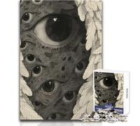 1000 Piece Jigsaws for Adults Puzzle Eyes of The Unknown Difficult Challenge Educational Games Great Gift for Games (size 38x52cm)