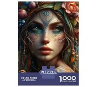 1000 Piece Jigsaws for Adults Puzzle Fairy Forest Portrait Jigsaw Puzzle Brain Teaser Game Hand Speed Race Great Gift for Gaming 52x38cm/1000pcs