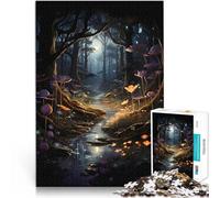1000 Piece Jigsaws for Adults Puzzle Fantasy Forest Landscape Game Toys is ideal as a gift for the whole family 50x70cm