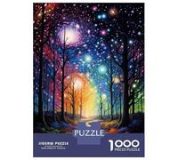 1000 Piece Jigsaws for Adults Puzzle Fantasy Forest Pathway Art Print Puzzles for Adults Fun Games Wall Decoration Challenging To Complete 52x38cm/1000pcs