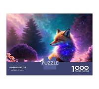 1000 Piece Jigsaws for Adults Puzzle Fantasy Fox in Enchanted Forest Jigsaw for Adults Family Game Wall Decoration Great Gift for Gaming 38x26cm/1000pcs