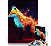 1000 Piece Jigsaws for Adults Puzzle Fantasy Fox Lernspielzeug für die ganze Familie Heimdekoration Spielzeug75x50cm
