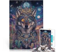 1000 Piece Jigsaws for Adults Puzzle Fantasy wolf~ lustige Spiele für die ganze Familie Geschenkideen38x26cm