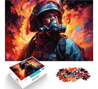 1000 Piece Jigsaws for Adults Puzzle firefighter Educational Toys 26x38cm Enhance love between couples for teenager Age 14 Years Up