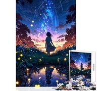 1000 Piece Jigsaws for Adults Puzzle Firefly Fantasia Toy Wall Decor Gift Birthday Family Game Artists' Collection, Fine Arts Size 38x52cm