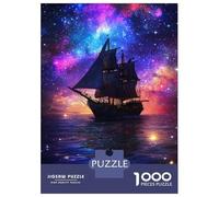 1000 Piece Jigsaws for Adults Puzzle Galactic Sail Voyage -5 Teenager Puzzles Brain Teaser Game Enhance Memory Educational Challenge 70x50cm/1000pcs