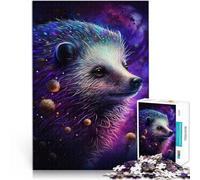 1000 Piece Jigsaws for Adults Puzzle Galaxy Animal Hedgehog learning educational jigsaw puzzle 26x38cm is ideal as gifts for the whole family