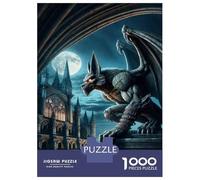 1000 Piece Jigsaws for Adults Puzzle Gargoyle Statue Gothic Decor Puzzles for Adults Fun Games Wall Decoration Challenging To Complete 38x26cm/1000pcs