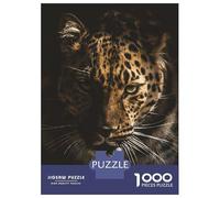 1000 Piece Jigsaws for Adults Puzzle Get It Done Leopard Jigsaw Puzzle Brain Teaser Game Hand Speed Race Great Gift for Gaming 38x26cm/1000pcs