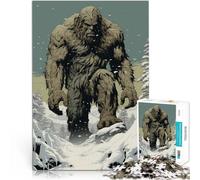1000 Piece Jigsaws for Adults Puzzle Giant Yeti Stress Relief Toys 50x75cm Unique Home Decor and Gifts Suitable for and 14