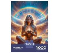 1000 Piece Jigsaws for Adults Puzzle Goddess Angel Jigsaw Puzzle Brain Teaser Game Hand Speed Race Great Gift for Gaming 38x26cm/1000pcs