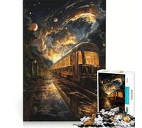 1000 Piece Jigsaws for Adults Puzzle Golden Odyssey Express, Relax Games, But Fun And Humorous, for Is Ideal As A Gift (38x52cm)