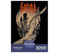 1000 Piece Jigsaws for Adults Puzzle Gothic Whale Castle Teenager Puzzles Hands-on Game Difficult Challenge Birthday Present, Gifts, 52x38cm/1000pcs