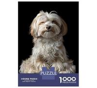 1000 Piece Jigsaws for Adults Puzzle Havanese Yoga Relax Jigsaw Puzzle Brain Teaser Game Hand Speed Race Great Gift for Gaming 70x50cm/1000pcs